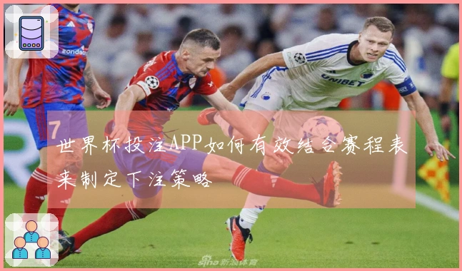 世界杯投注APP如何有效结合赛程表来制定下注策略